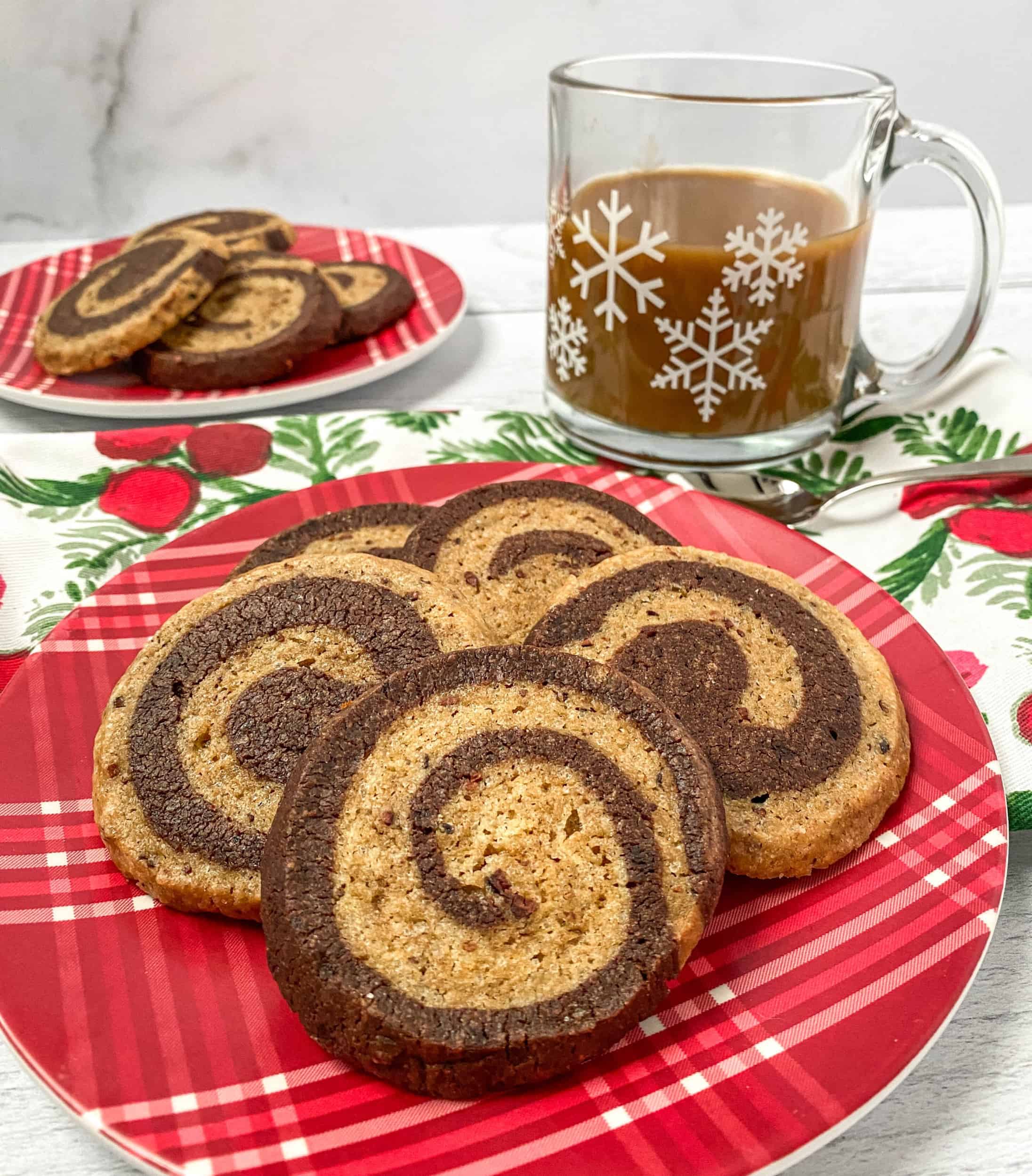Mocha Swirl Cookies