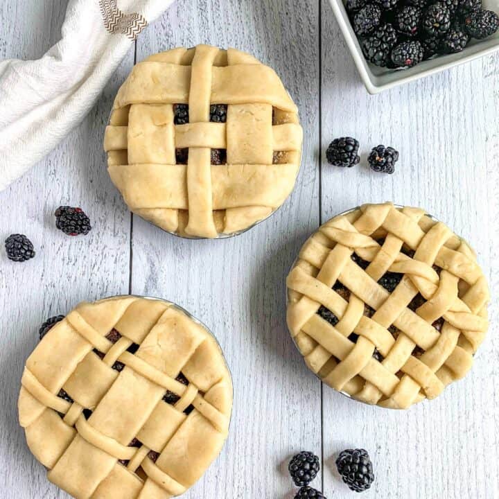 Blackberry Vanilla Pies
