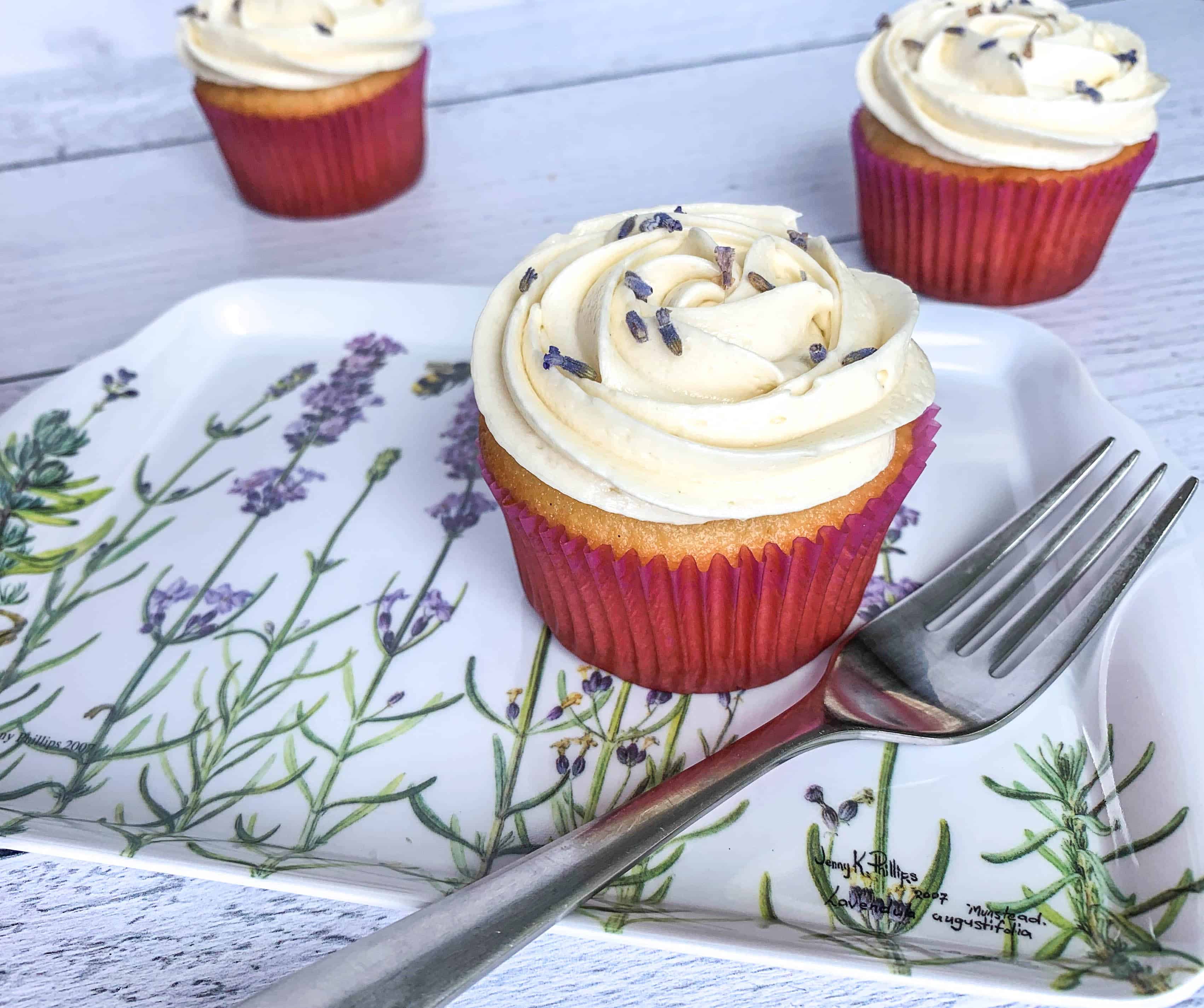 Honey Lavender Cupcakes