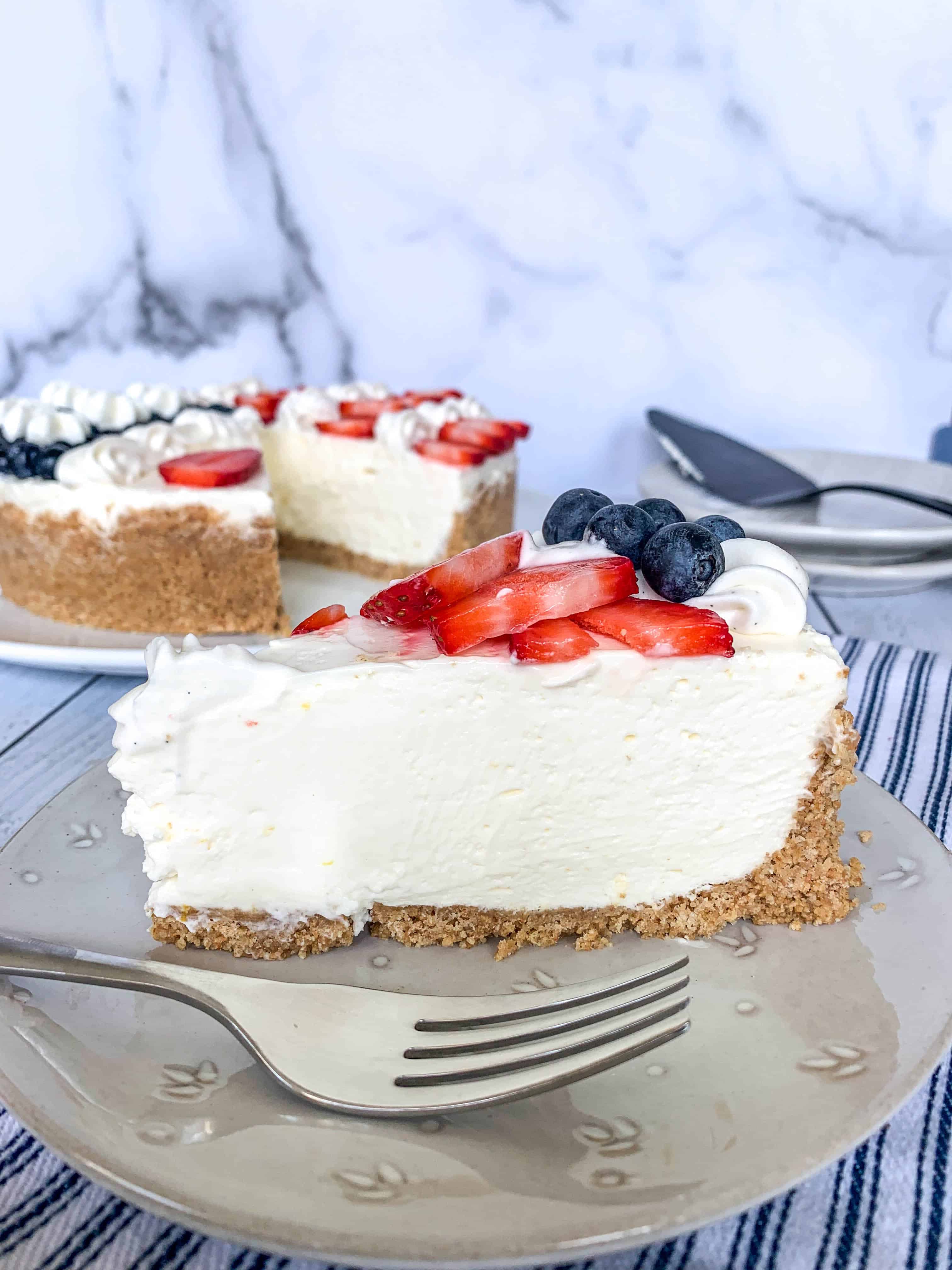 No-Bake Lemon Cheesecake