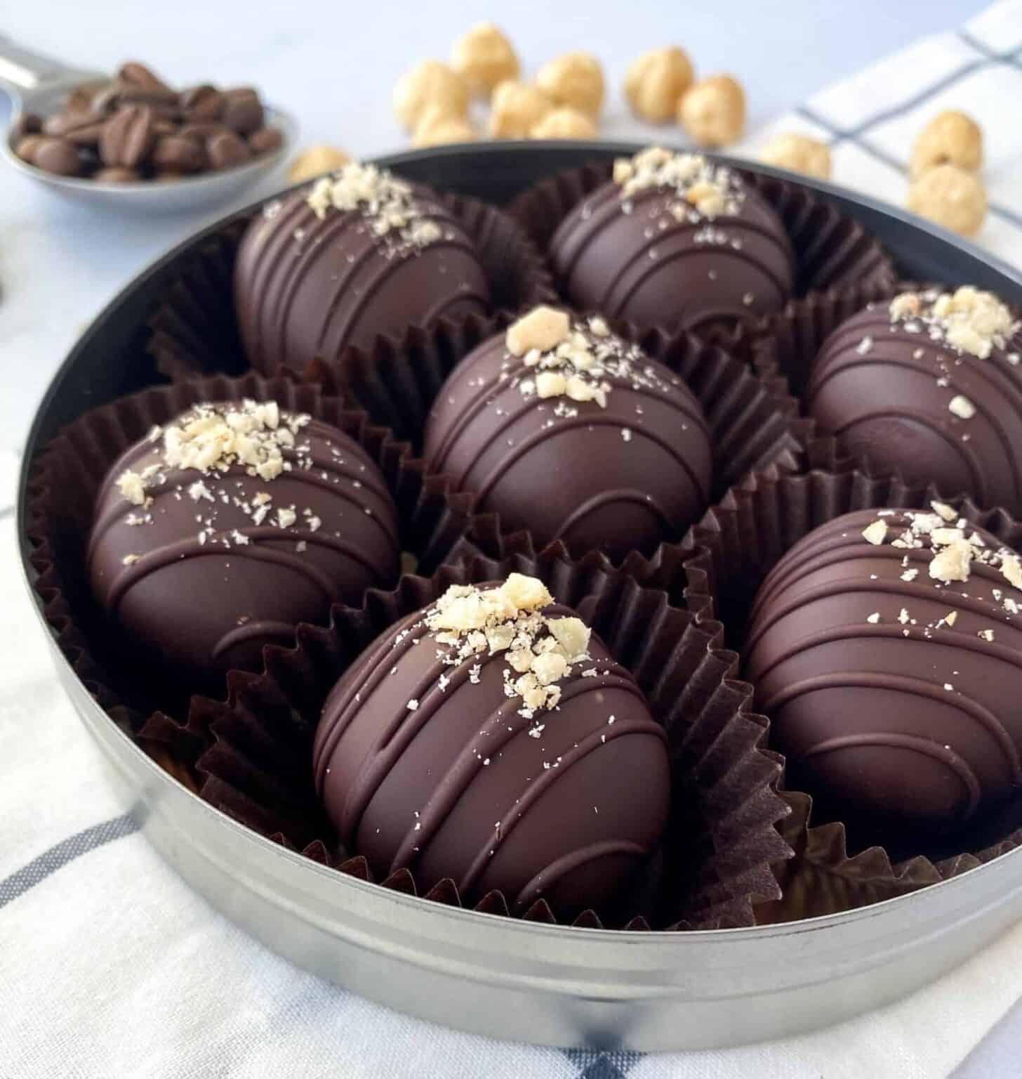 Hazelnut Espresso Truffles 4