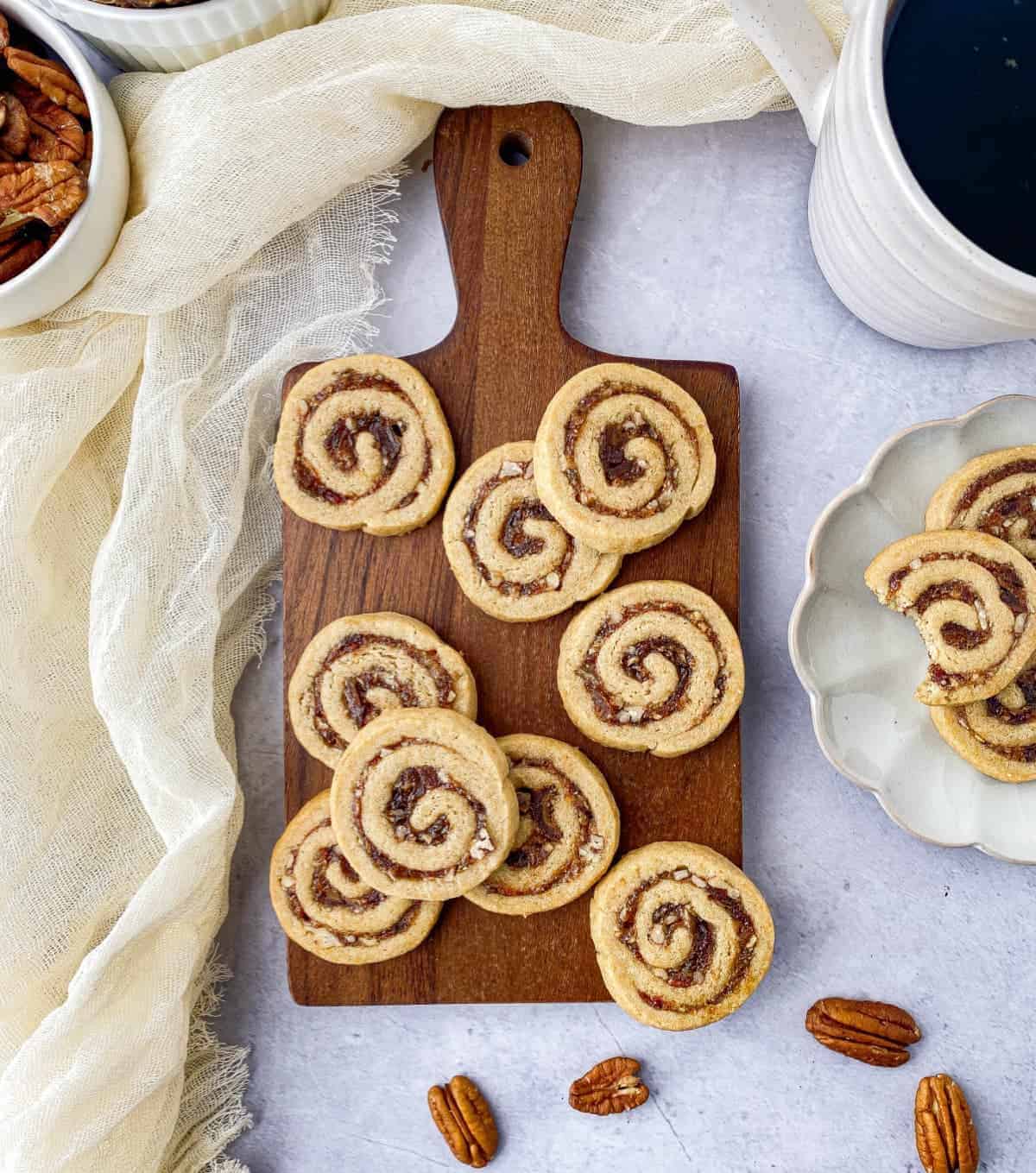 Date Nut Swirl Cookies