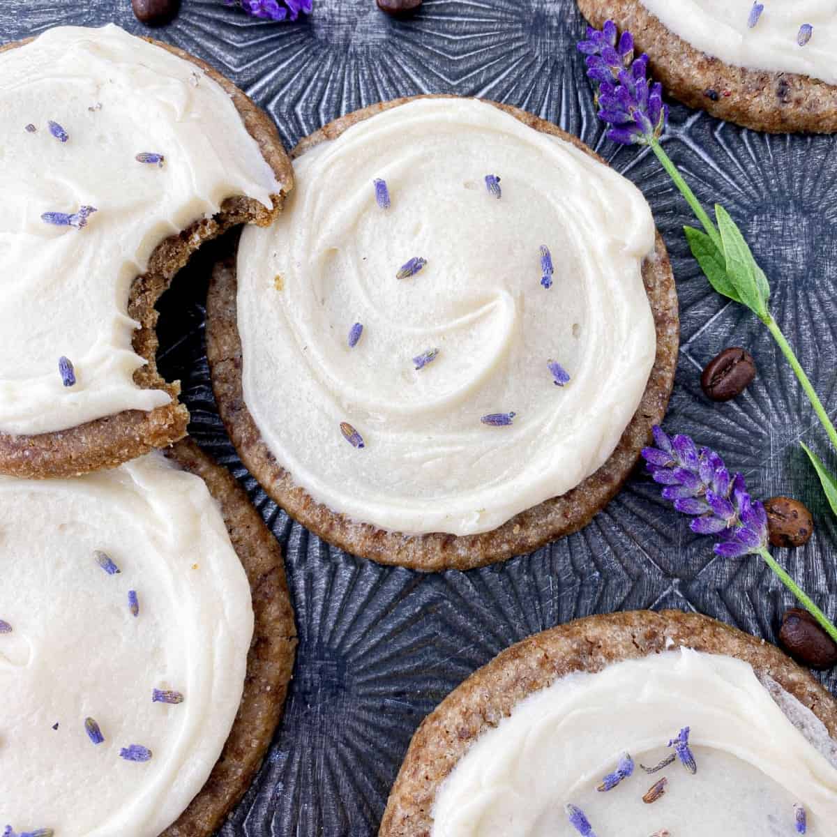 Honey Lavender Latte Cookies - Live to Sweet