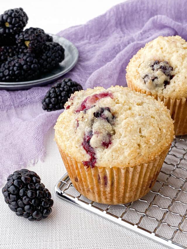 Blackberry Buttermilk Muffins