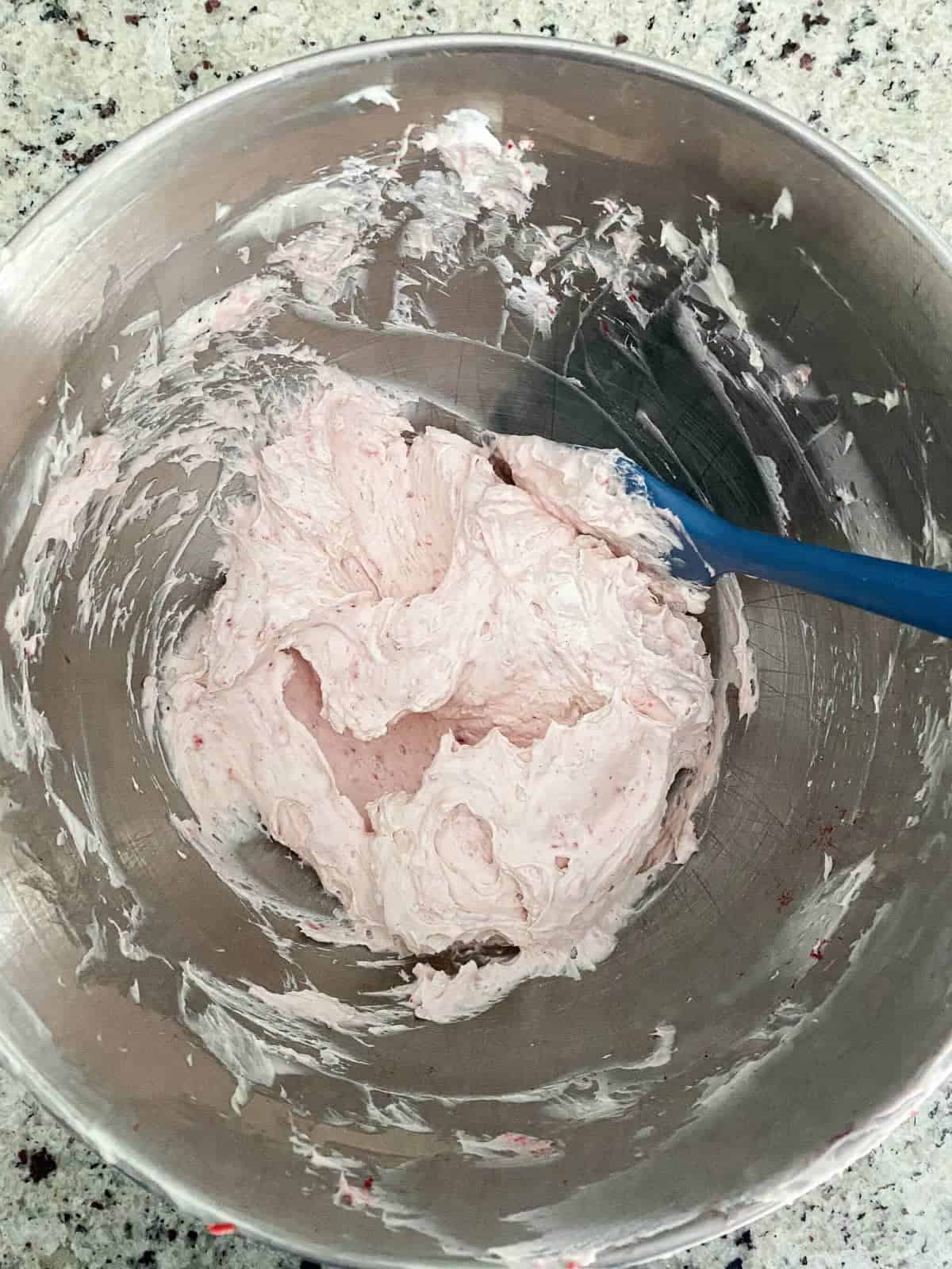 Making Strawberry Crunch Cheesecake step 5.
