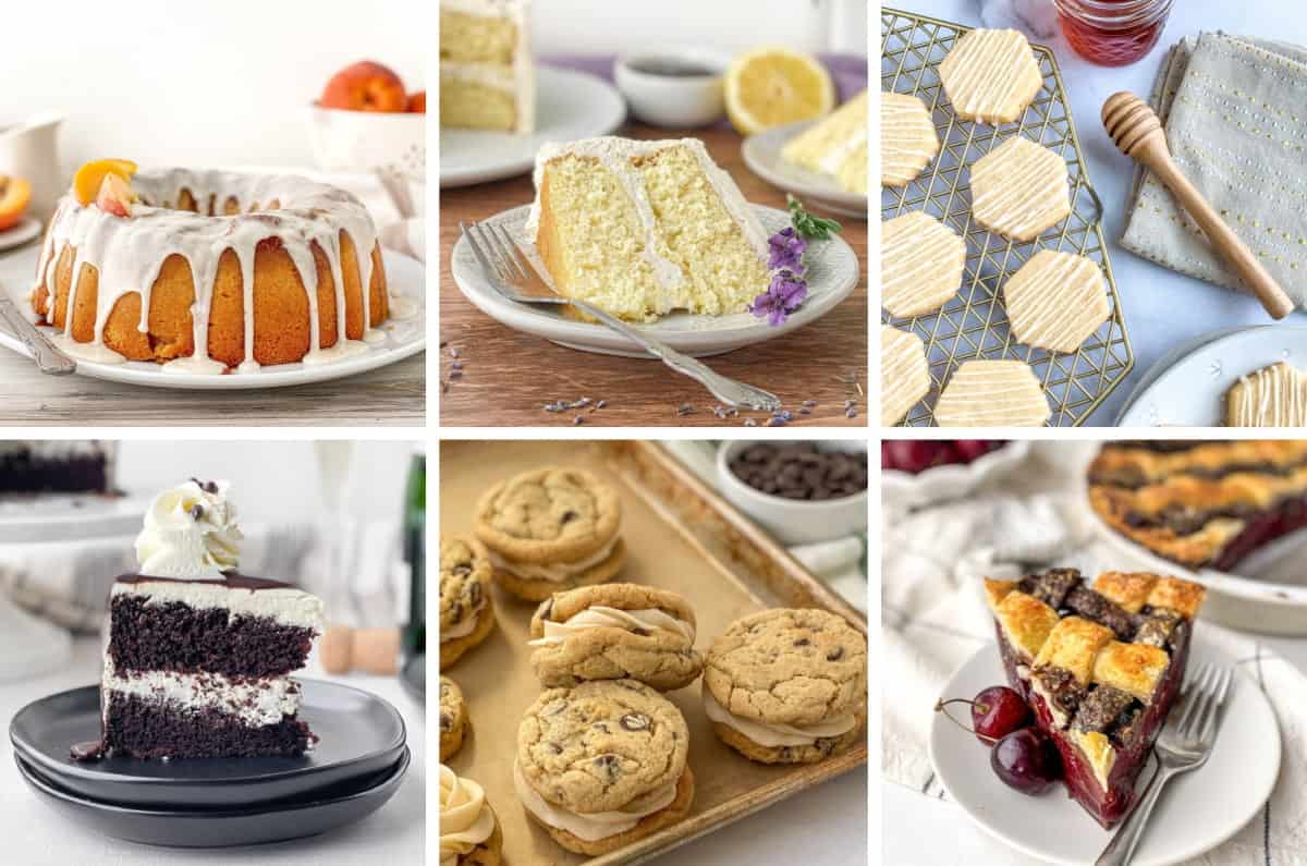 Best Baking Recipes 2022 collage.