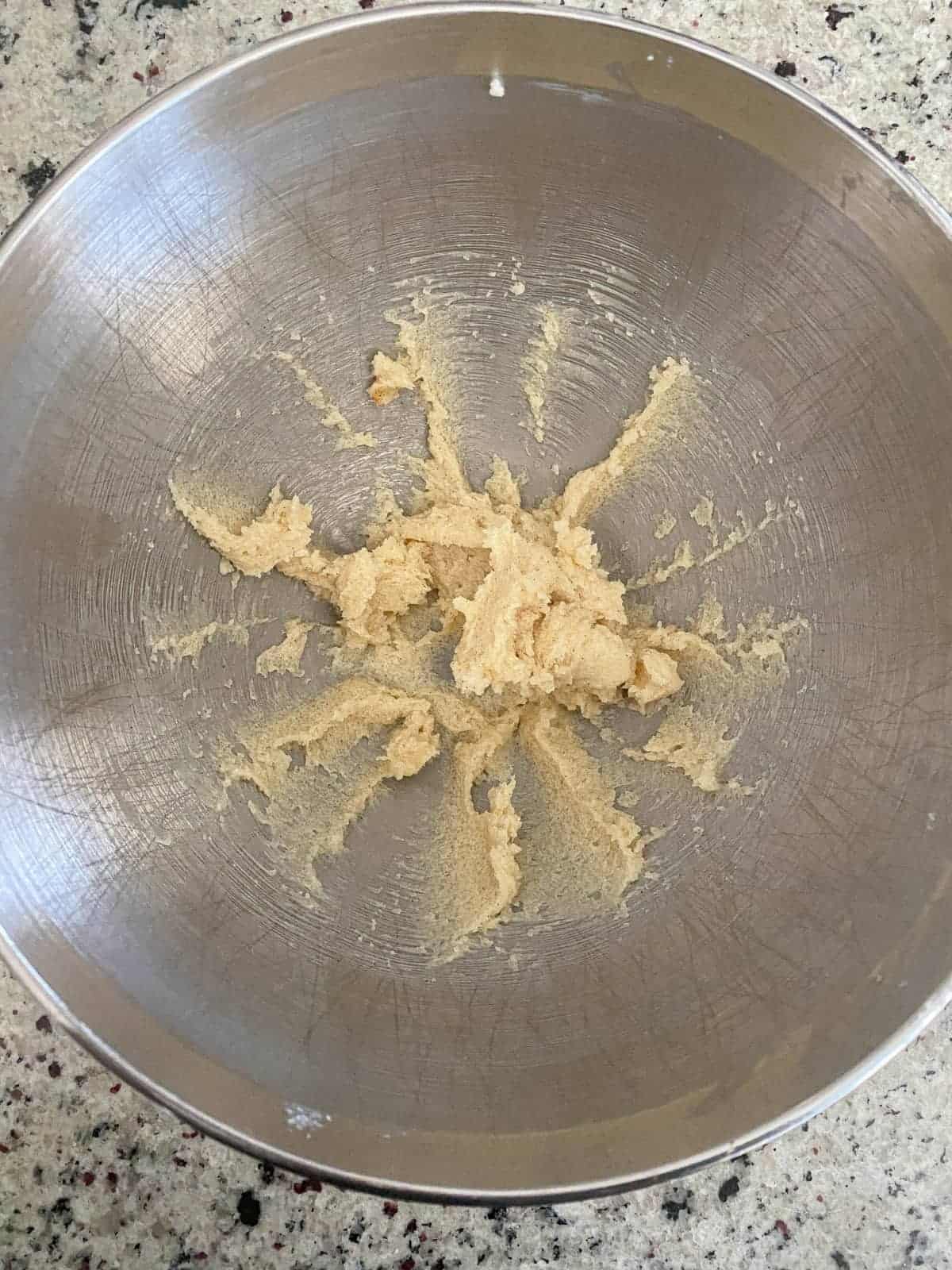 Making Sugar Cookie Dough, step 1.