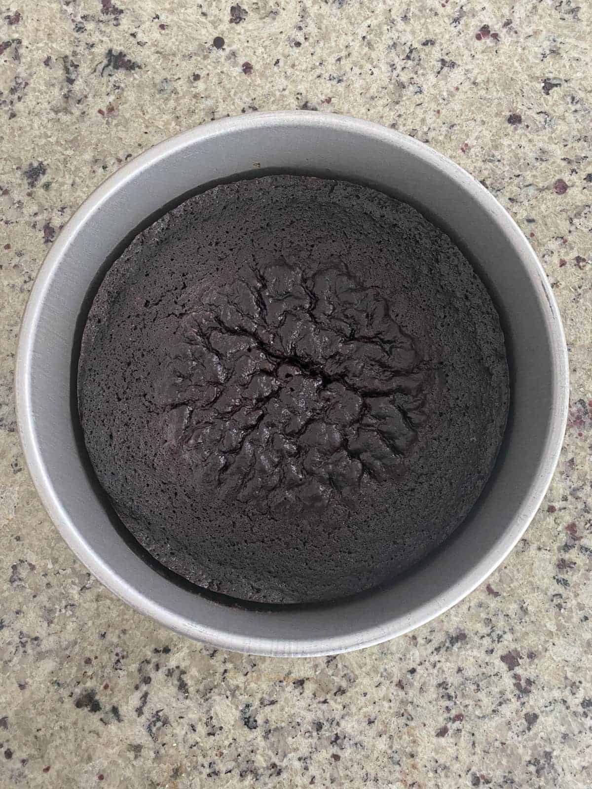 Making Chocolate Ganache Cake, step 6.